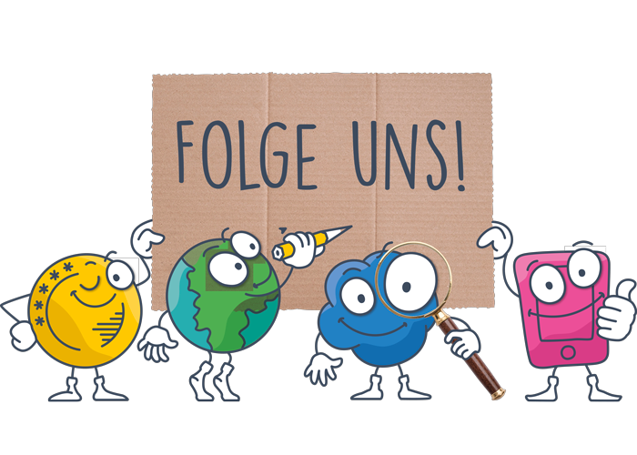 Folge uns!